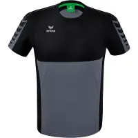 Erima Six Wings Short Sleeve T-shirt Grijs XL Man