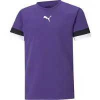 Puma junior voetbalshirt paars/zwart Sport t-shirt Jongens/Meisjes Polyester Ronde hals - maat 176