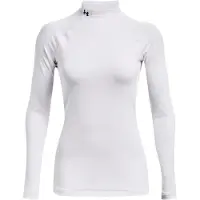 Under Armour Coldgear Authentics Mockneck Long Sleeve T-shirt Wit M Vrouw