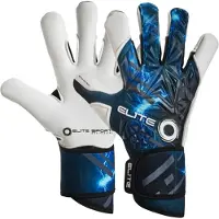 Elite Sport Galaxy Keepershandschoenen Blauw Wit