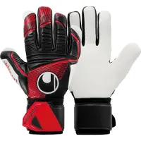 Uhlsport Powerline Supersoft HN Keepershandschoenen Zwart Rood Wit