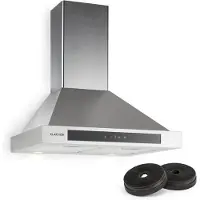 Klarstein Zelda afzuigkap 60 cm circulatieset 620m³/h actief koolfilter