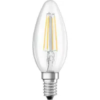 Ledvance Classic Superior LEDbulb E14 Kaars Filament Helder 2.5W 470lm - 827 Zeer Warm Wit | Vervangt 40W