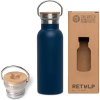 Retulp Urban Thermos - Thermosbeker - Thermosfles - 500 ml - Deep Ocean Blue- RVS