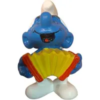 Schleich Smurf muzikant - Speelfiguurtje - Poppetje - met accordeon - 5 cm - De Smurfen