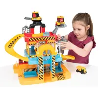 HTI JCB Mijn Eerste Garage - Speelgoed voor Jonge Bouwers