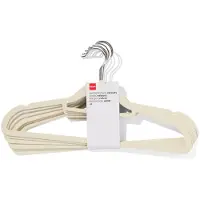 HEMA Kledinghanger Velours Wit - 6 Stuks