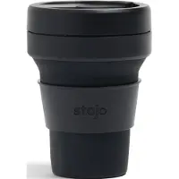 Stojo - Opvouwbare beker - To Go - Ink - Zwart - 355ml - Herbruikbaar