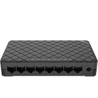 Ruijie Reyee SWITCH RUIJIE REYEE RG-ES08 5-POORTS 10/100 MBPS DESKTOP SWITCH (8 Havens), Netwerkschakelaar, Zwart