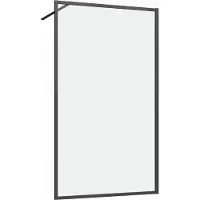 Guido Gusto 110x200 inloopdouche serie Enzo mat zwart