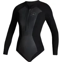 Mystic Sway Longarm Black Serie 2/2 Mm Shorty Met Lange Mouwen En Rits Aan De Voorkant Voor Dames