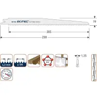 Rotec Reciprozagen RC190 (VPE 5 stuks) - 5250190