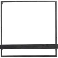 Light & Living Wandplank 50x15x50 cm MADDISON hout mat zwart (Zwart, 50x50x15cm)