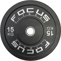 Focus fitness Olympische halterschijf 50 mm - Focus Fitness Bumper plate - 15 kg - Z