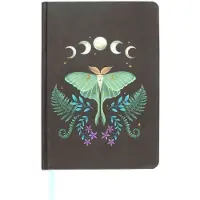 Something Different - Luna Moth A5 Notitieboek met Maanfases - Multicolours - (hxbxd) ca. 21cm x 14,6cm x 1,7cm