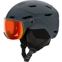 Smith Survey, ski helm met vizier, grijs