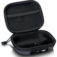 Lenco PBC-20GY - Case met ingebouwde powerbank - Voor MP3/MP4-spelers en accessoires - 2200 mAh - Grijs