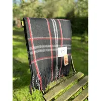 R&D Leder Wollen Tartan plaid Spirit Of Titanic - Uniek - zacht - stijlvol - dikke wol - warm - TITANIC