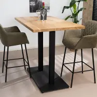 Bronx71 Bartafel Sven eikenhout 140 x 80 x 109 cm