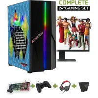 Screenon - Complete Sims 4 Gaming PC Set - X11749 - V1 ( Game PC X11749 + 24 Inch Monitor + Toetsenbord + Muis + Controller )