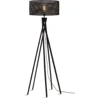 Good &Mojo Vloerlamp java bamboe Ø50x146cm