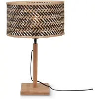 Good&Mojo Bamboe LED Tafellamp Java | 1X E27 Max 40W | Natural/Black