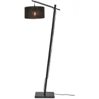 Good&Mojo Bamboe LED Staande Lamp Iguazu | 1X E27 Max 60W | Black