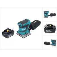 Makita DBO 484 G1 Accuschuurmachine 18 V 112 x 102 mm + 1x accu 6.0 Ah - zonder oplader