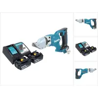 Makita DJS 200 RT Accu Plaatschaar 18 V 2.0 mm Borstelloos + 2x Accu 5.0 Ah + Lader