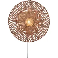 Good&Mojo LED Wandlamp Zanzibar | 1X E27 Max 60W | Natural
