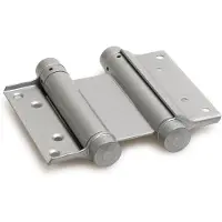 Dx Bommer scharnier dubbelwerkend 39/175 mm deurdikte 40-45 mm - zilvergrijs