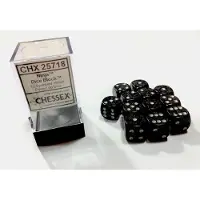 Chessex Ninja Speckled D6 16mm Dobbelsteen Set (12 stuks)