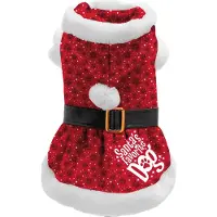 Plenty Gifts Kerst jurk santa's favorite dog