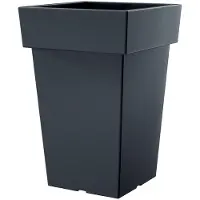 Prosperplast Bloempot Hoog Vierkant Lofly Square 19x19x29cm ANTRACIET