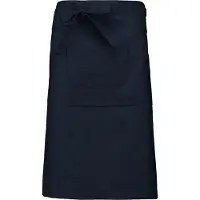 Mijncadeautje Awesome-Gifts - Professionele Horeca Sloof - K897 Bistro schort - Heupschort - Serveerschort - unisex - lang - 90 x 62,5 cm - per 10 stuks - onbedrukt - Navy blauw