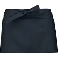 Kariban Awesome-Gifts - Professionele Horeca Sloof - K896 Bistro schort - Heupschort - Serveerschort - unisex - kort - 70 x 26 cm - per 10 stuks - onbedrukt - Navy blauw