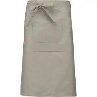 Kariban Awesome-Gifts - Professionele Horeca Sloof - K897 Bistro schort - Heupschort - Serveerschort - unisex - lang - 90 x 62,5 cm - per 10 stuks - onbedrukt - Beige