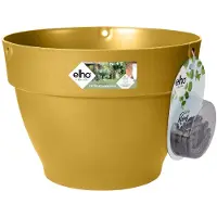 Elho Vibia Campana Hangschaal 26 - Bloempot voor Buiten - Ø 26.0 x H 18.4 cm - Honinggeel