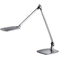 Aluminor LED-bureaulamp Duke, dimbaar, alu / grijs / zink, Werkkamer / Kantoor, metaal, Modern, LED bureaulamp