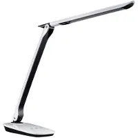 Aluminor LED-bureaulamp Eureka, dimbaar, wit / opaal, Werkkamer / Kantoor, metaal, Modern, LED bureaulamp