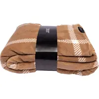 Zest - Fleece plaid - Flanel vacht Ruit Caramel