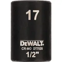 DeWalt DT7535 Krachtdop 1/2" kort | 17mm