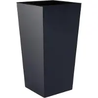 Prosperplast High Flowerpot 7.2l Urbi 17x17x32.5 Cm Zwart