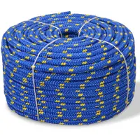 vidaXL Boot touw 18 mm 50 m polypropyleen blauw