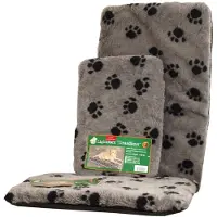 Gebr. De Boon Kussen voor draadkooi grijs/paw 48x31 cm anti slip Slaapplezier