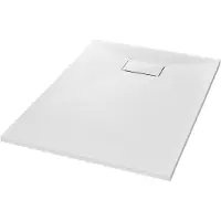 vidaXL Douchebak 100x70 cm SMC wit