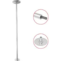 vidaXL Danspaal in hoogte verstelbaar 224-275 cm