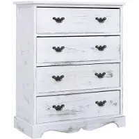 vidaXL Ladekast 60x30x75 cm hout wit