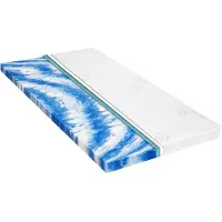 vidaXL Topmatras 7 cm gelschuim 100x200 cm