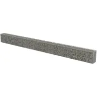 vidaXL Schanskorfmuur met deksels 600x30x50 cm gegalvaniseerd staal